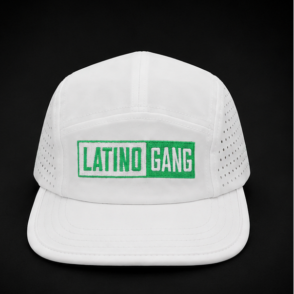 Latino Gang Run Club 1 lightweight breathable cap – front view