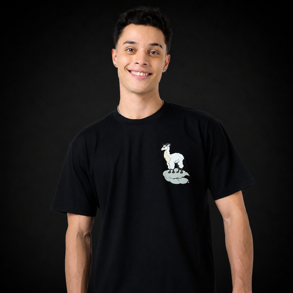 Latino Gang Llama Loco graphic t-shirt – front view