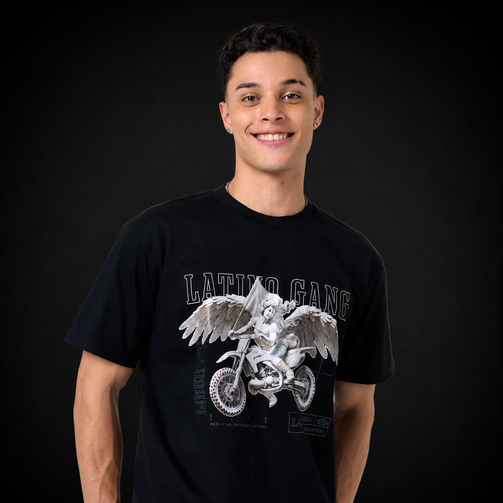 Latino Gang Enduro oversized t-shirt – front view