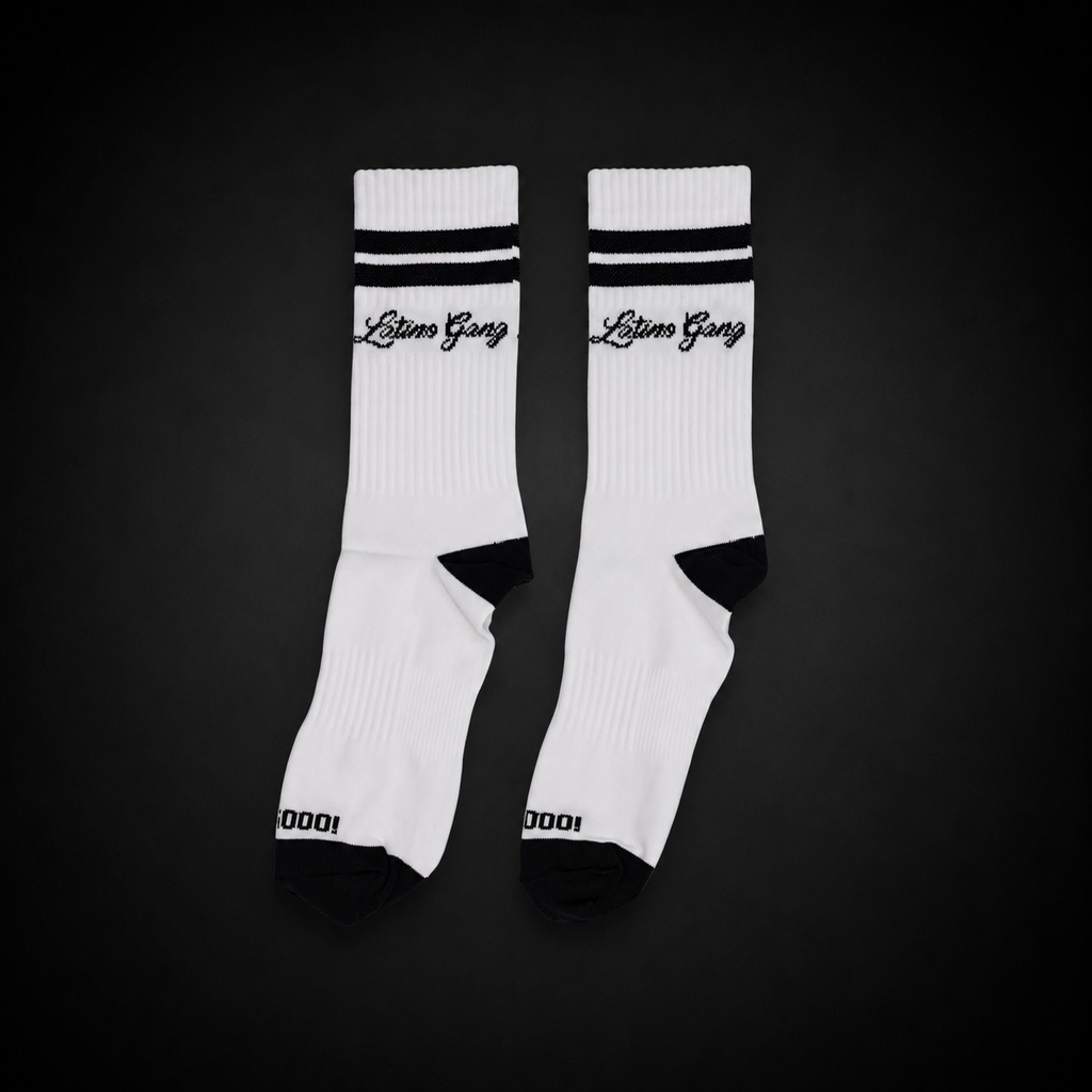 Latino Gang Socks – Classic Black & White