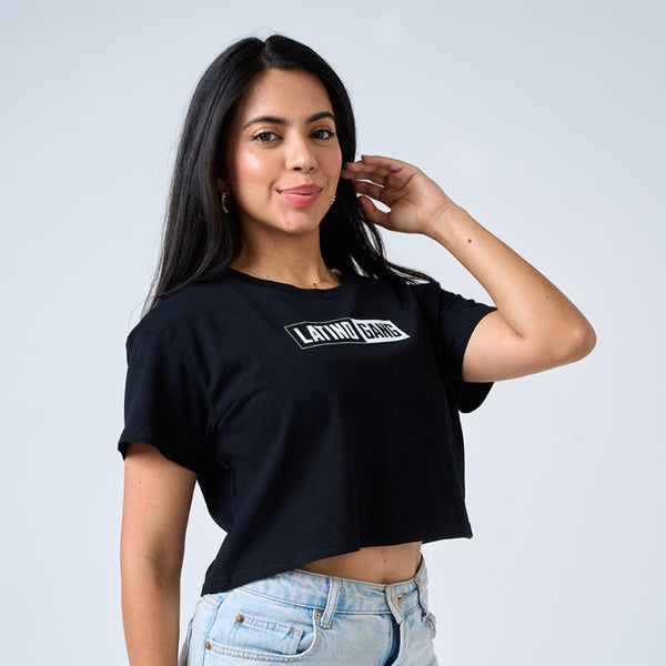 Latino Gang Crop Top – Black Edition