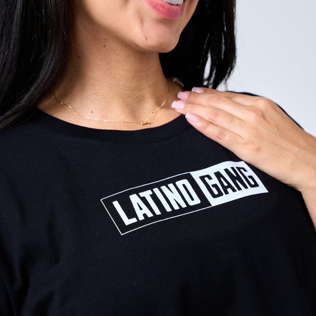 Latino Gang Crop Top – Black Edition